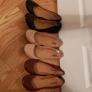 3 pairs of flats NWOT